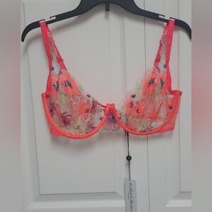 For Love And Lemons Shimmer Underwire Bra